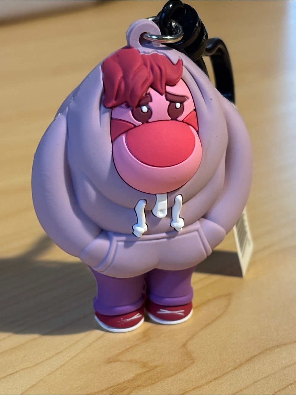 Monogram 3D Foam Figural Bag Clip DISNEY INSIDE OUT 2 EMBARRASSMENT Key Charm